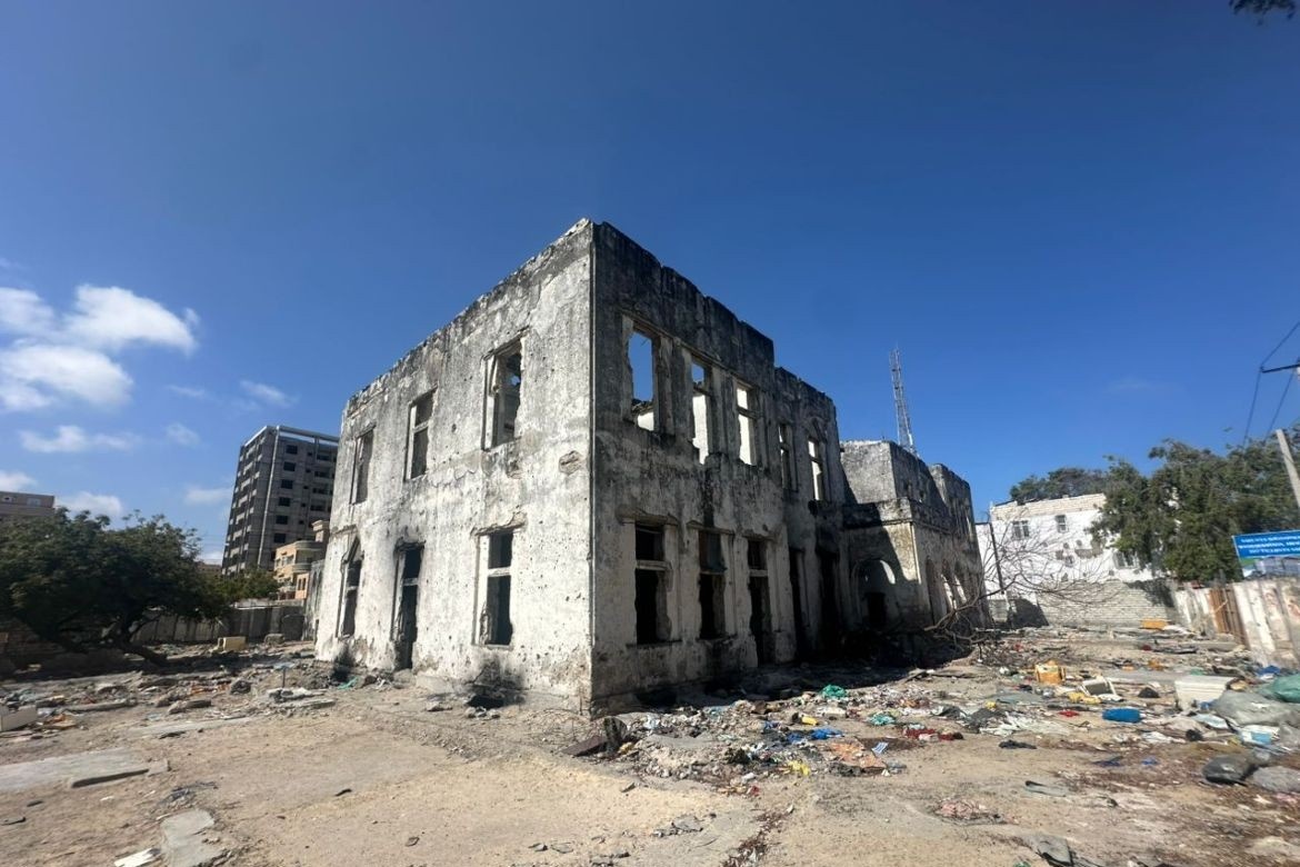 The federal education ministry’s headquarters in Mogadishu were destroyed during civil war and are being reconstructed thanks to GPE support.  Credit: Ministry of Education, Culture and Higher Education of Somalia